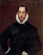 Portrait of a Gentleman from the Casa de Leiva, GRECO, El